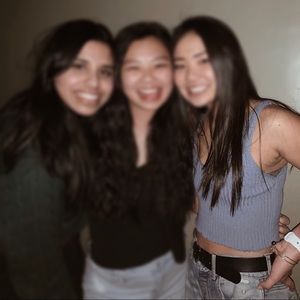 Knit cropped tank top